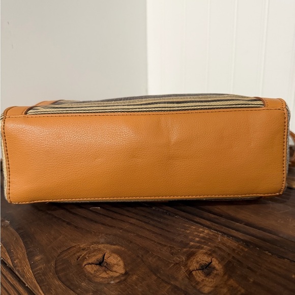 New Fossil Avondale Striped Canvas Women's Bag - Picture 6 of 7